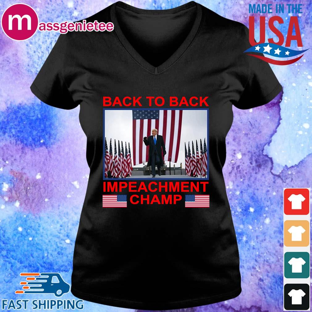 back 2 back impeachment shirt