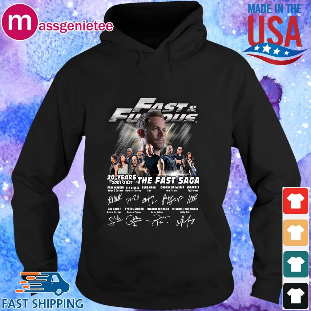 Funny Fast And Furious 20 years 2001-2021 the fast saga signatures s Hoodie den