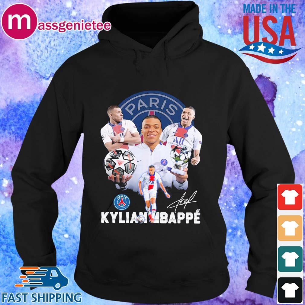 Paris Saint-Germain Kylian Mbappé signature s Hoodie den