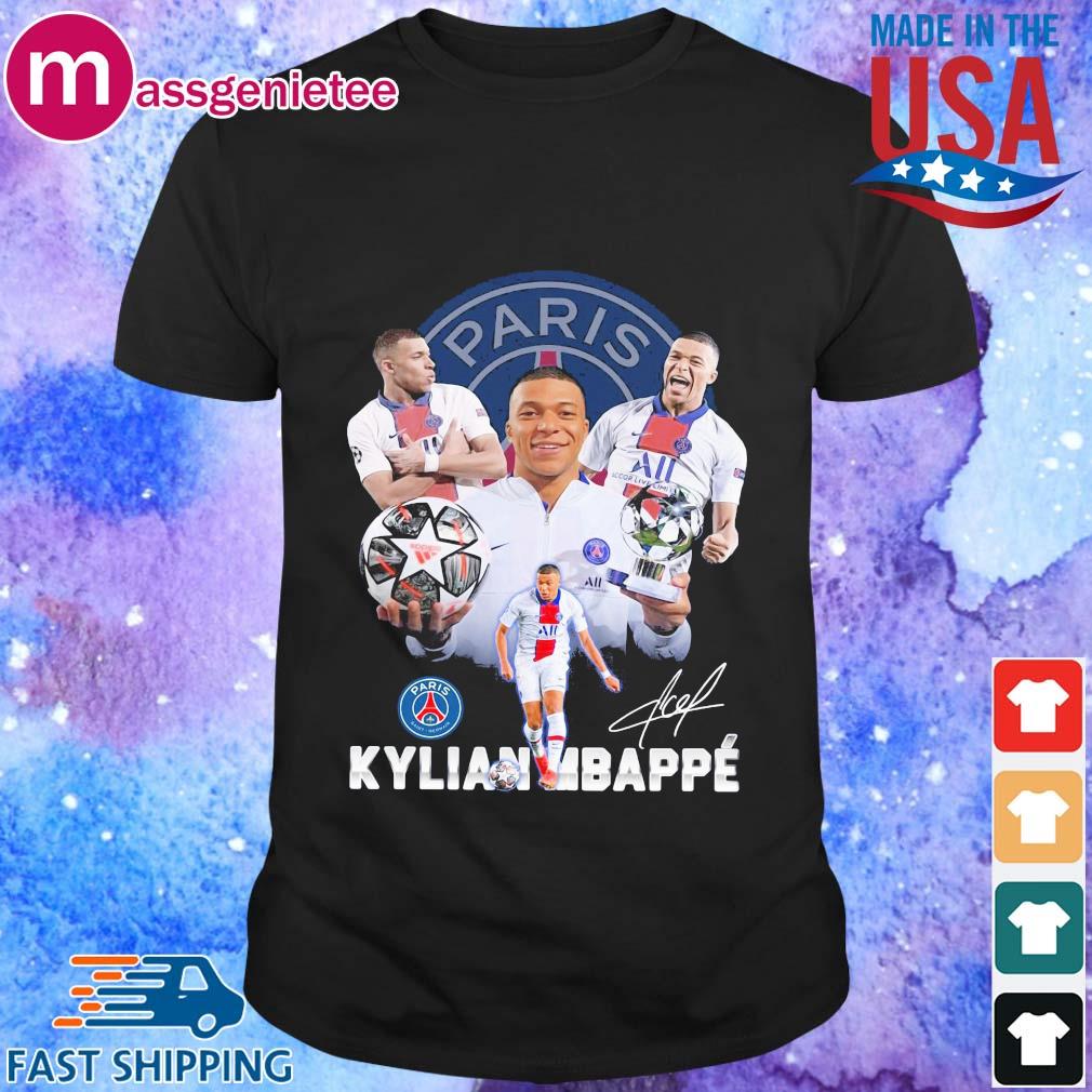 Paris Saint-Germain Kylian Mbappé signature shirt