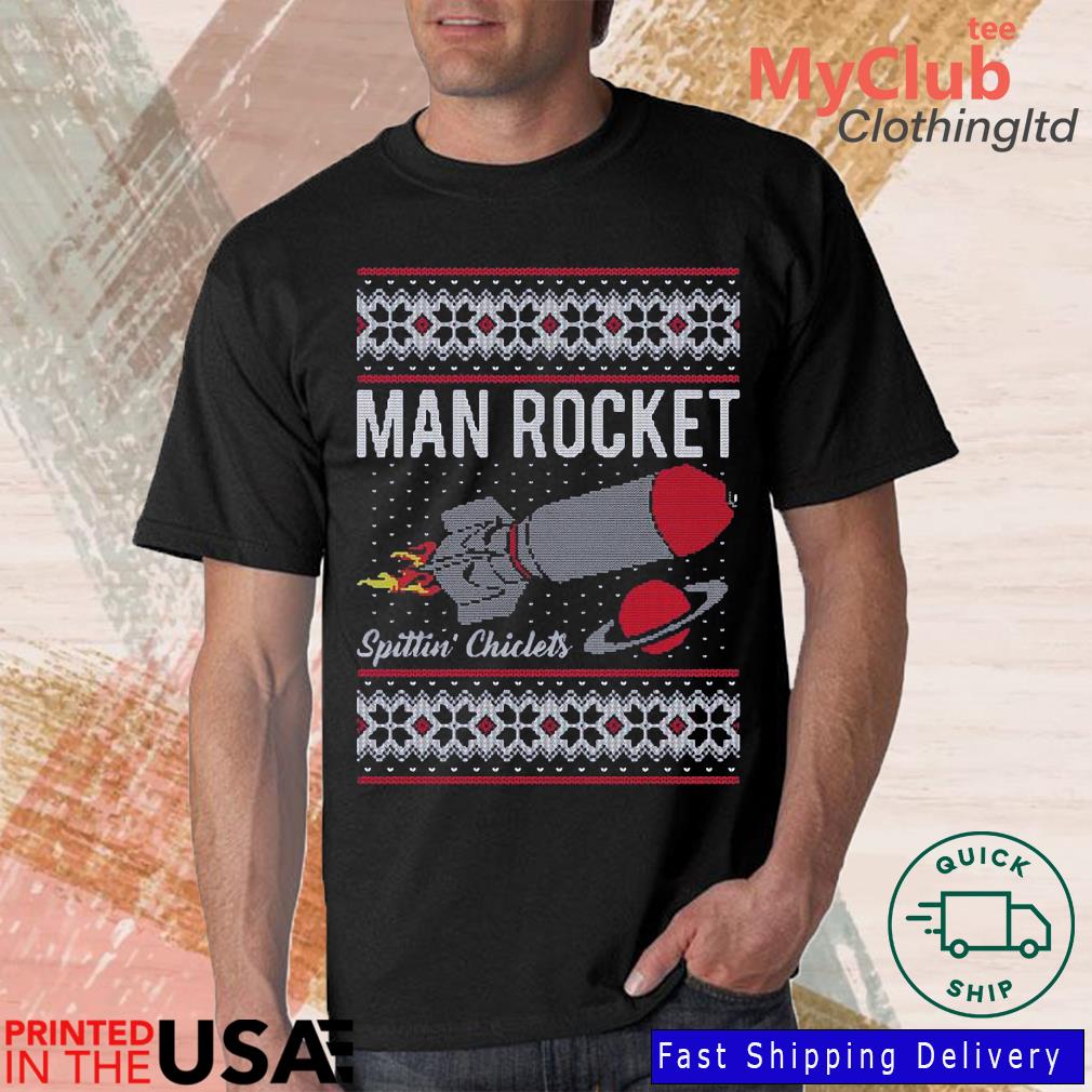 Man rocket ugly top sweater