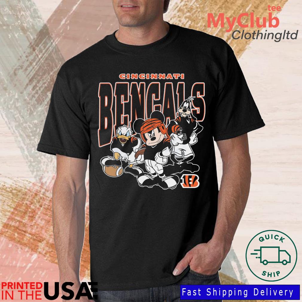 I Love The Bengals Mickey Mouse Cincinnati Bengals Sweatshirt 