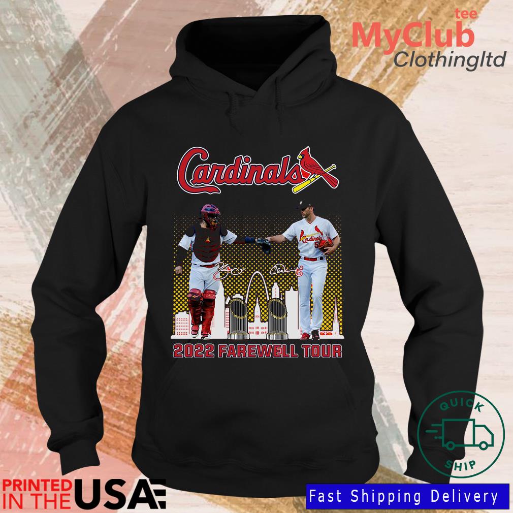 St Louis Cardinals 2022 Farewell Tour Molina and Adam Wainwright signatures  shirt,Sweater, Hoodie, And Long Sleeved, Ladies, Tank Top