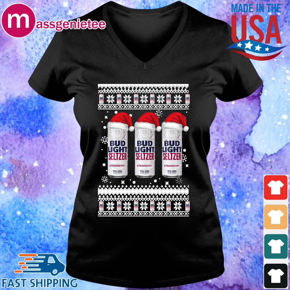 bud light seltzer ugly christmas sweater