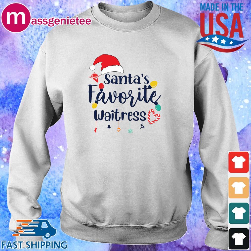 santa's favorite waitress shirt