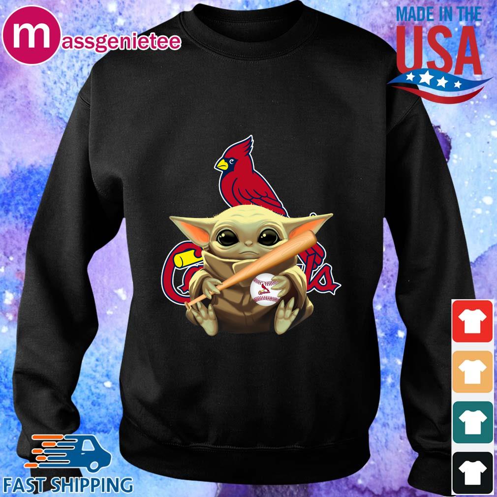 Baby Yoda st louis cardinals shirt, hoodie, sweater, long sleeve and tank  top